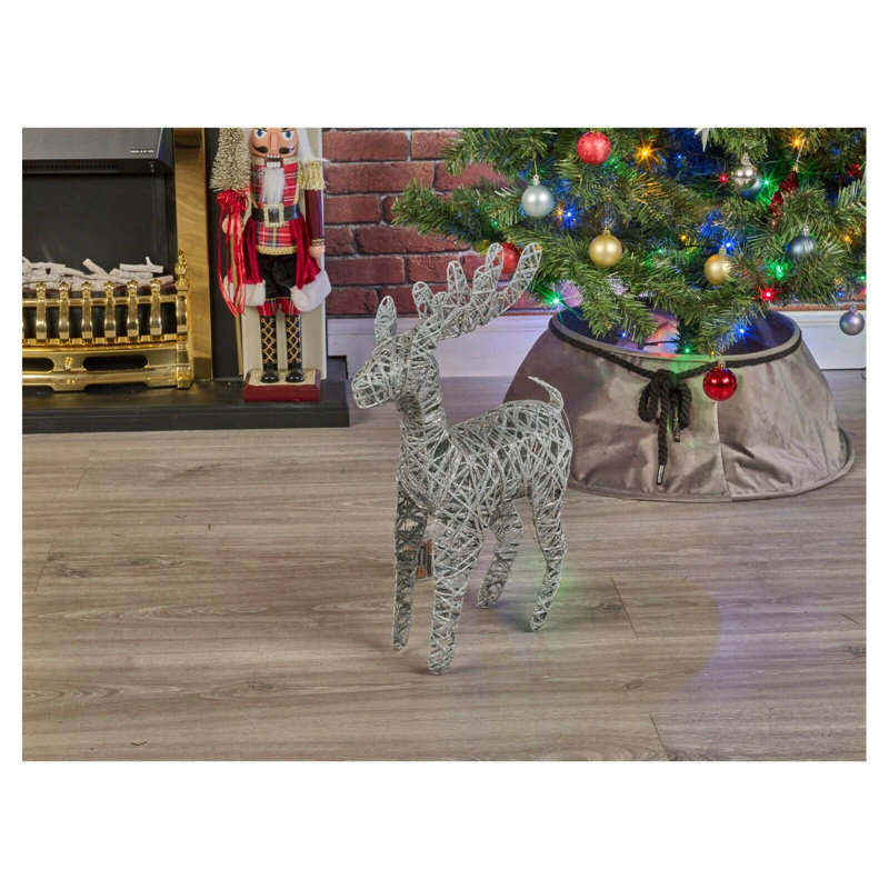 Christmas Figurines & Collectibles, Silver Glitter