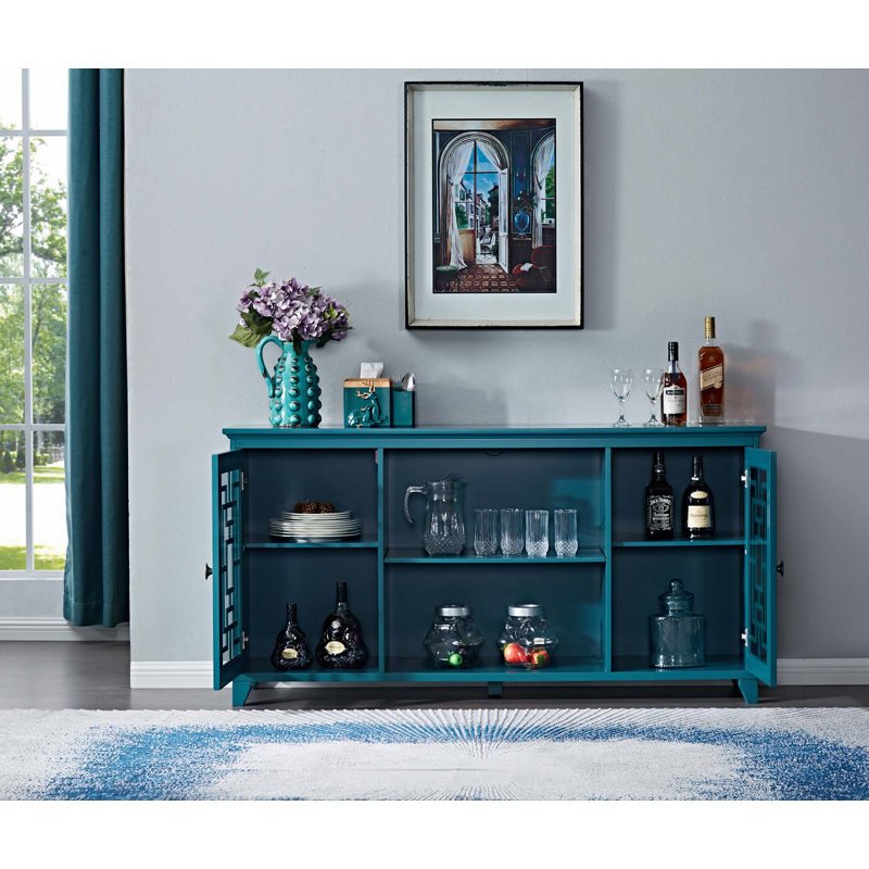 60" Sideboard Buffet Table /Storage Cabinet