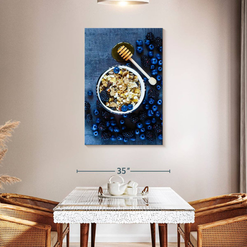 Yarlin Nutritious Dark Berries, 45" H x 30" W