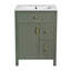 Meuble-lavabo de 24 po avec lavabo en céramique-108801217