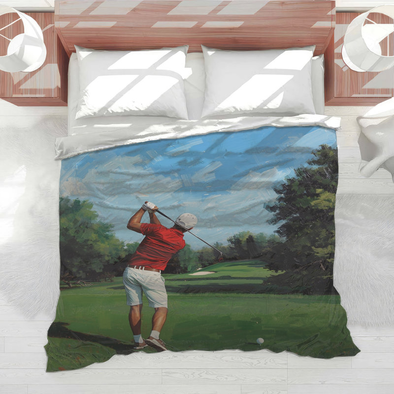 Édredon golfeur à balançoire club, Grand lit