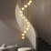 14-Lights Alabaster Staircase Chandelier