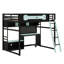 Wood Loft Bed With Desk-879620467