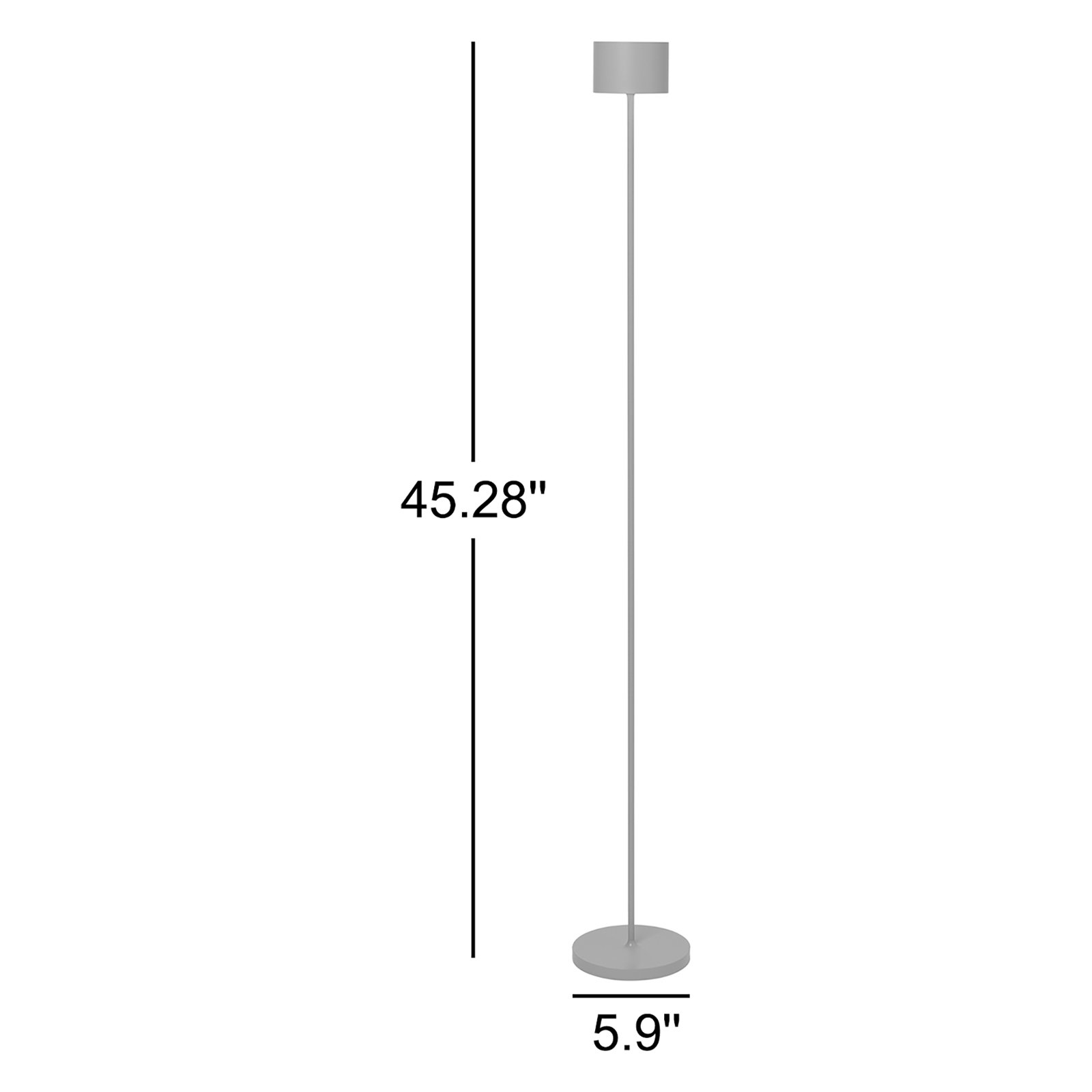 Farol 45" Floor Lamp, Satellite