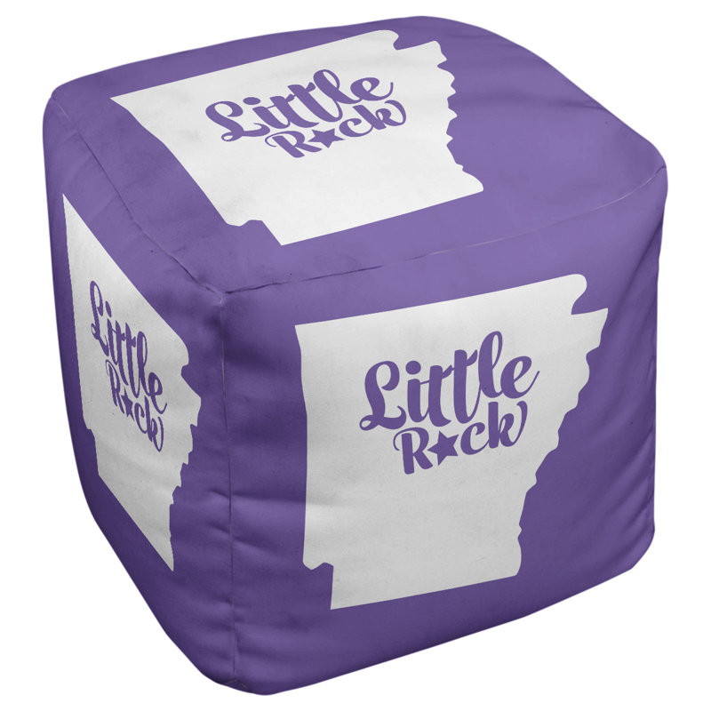 Repose-pieds à cubes arkansas little rock, Mauve