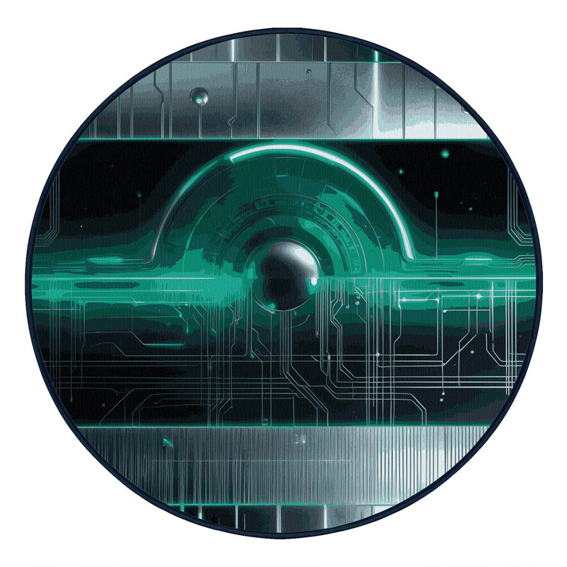 Hypernova Burst Rug, Round 5'