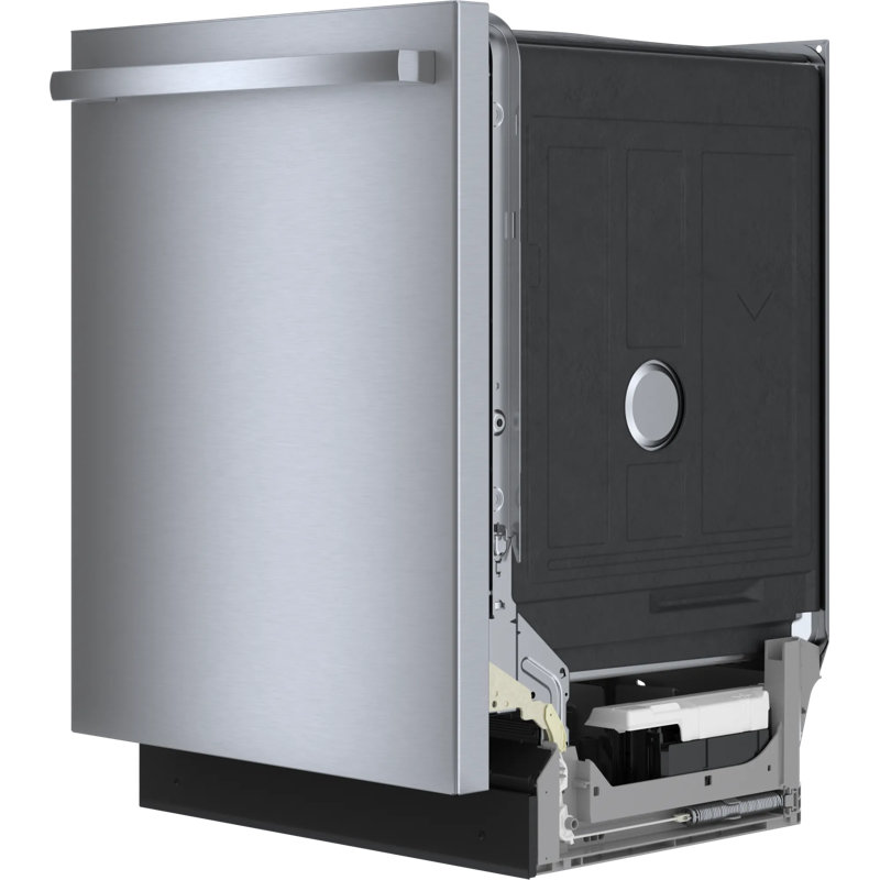 24" Stainless Steel Built-In Top Control Dishwasher with Adjustable Rack