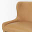 Chaise en cuir brun clair Nolan Slope