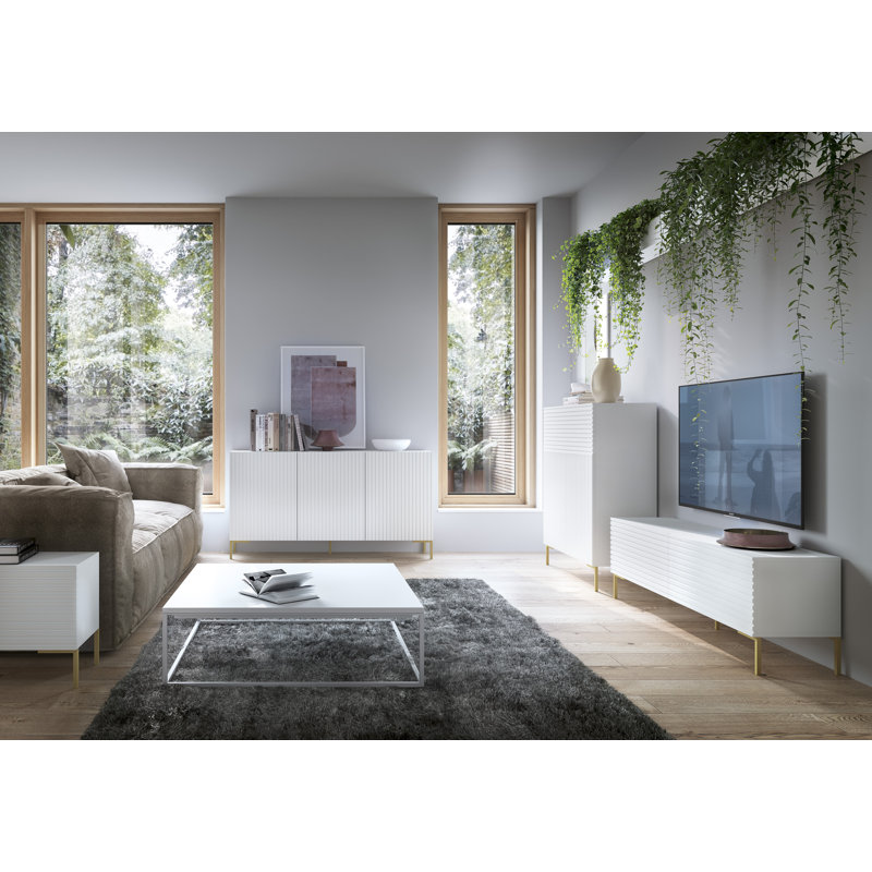 Linea 92cm Sideboard, White