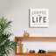 «Coffee Is Life 1» par Melissa Averinos, art mural sur toile-659642804