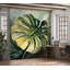 Murale botanique pelez et collez - Feuille de Monstara tropical-779469149
