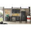 Armoire de rangement de garage mobile en métal gris anthracite Fortress-1081911691