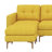 110" L-Shape Convertible Sectional Sofa Couch With Movable Ottoman, Convenient Storage Pockets, Velvet Upholstery Sofa-1248554584
