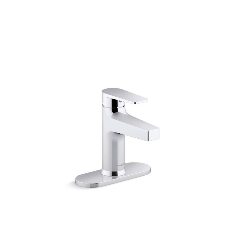 Tautsingle-Handle Bathroom Sink Faucet, 1.2 Gpm, Polished Chrome