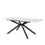 Extendable Dining Table Black With Desktop-370463819
