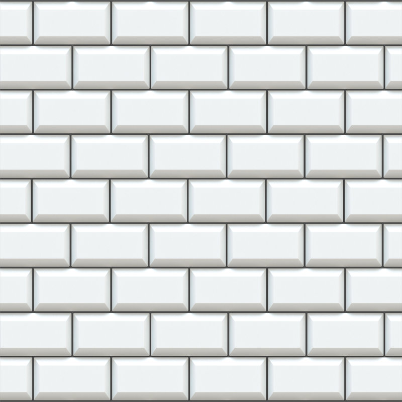 Edika 30.5cm W x 15.4cm L Vinyl Peel and Stick Subway Tile