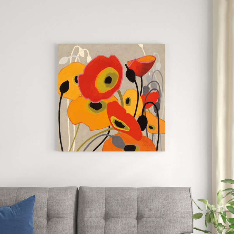 " Mango Tango I " by Shirley Novak Painting Print, 30" H x 30" W  
