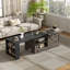 Table basse à plateau relevable avec portes de grange Farmhouse-133591697