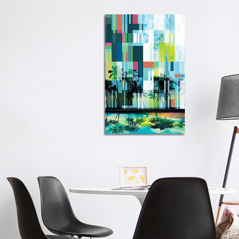 Mid Century Modern Palms II by Irena Orlov - Wrapped Canvas Gallery-Wrapped Canvas Giclée