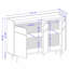 Buffet brun rustique 54 "Bradley-1924610521