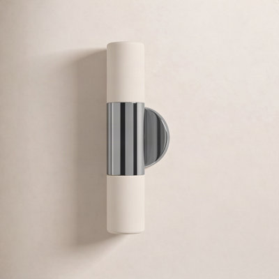 Otto 2 Light Glass Dimmable Armed Sconce