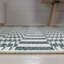 Tapis intérieur / extérieur turquoise / crème Aimee-612643750