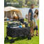 Foldable Trolley, Heavy Duty Cart, Camping Trolley for Outdoor, Large Capacity, Black
