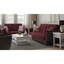 Causeuse convertible avec rangement en microfibre de polyuréthane bourgogne / noir Primenest Collection Nimbusflow-895812042