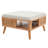 Square Rattan Coffee Table with Storage-2106829970