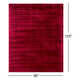 Fennel Handmade Viscose Red Rug
