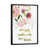 Black Floater Framed