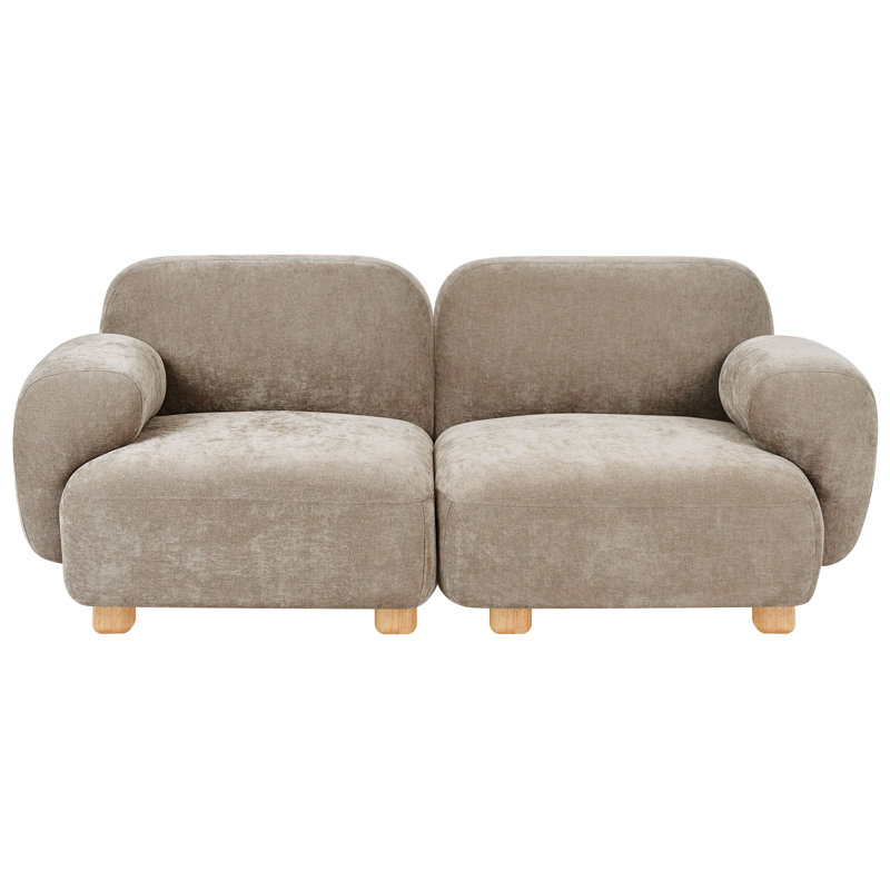 Modular Sofa 2 Seater Tambre Beige Fabric
