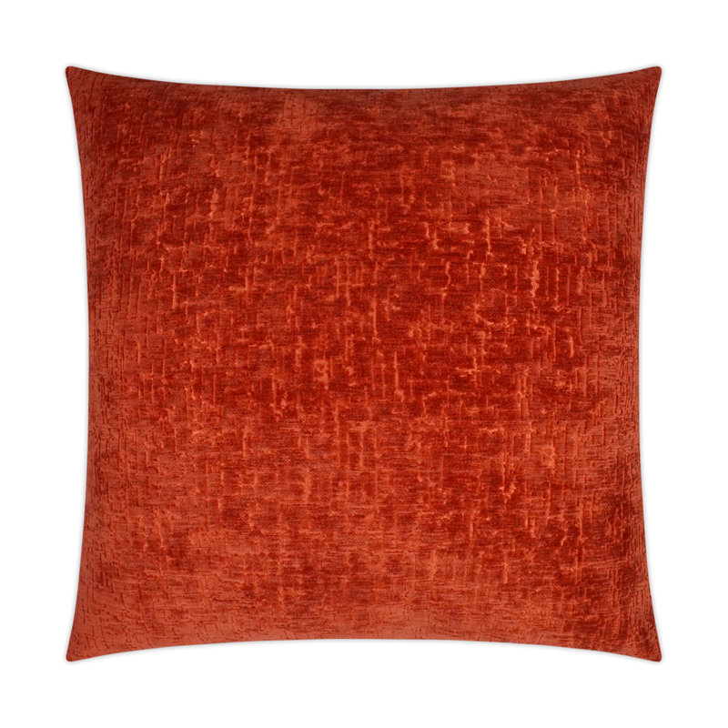 Felicity Pillow Cover & Insert, Coral, Square 24"