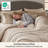 Bedsure California King Comforter Set 5 Pieces - Bed in a Bag with Fleece Throw Blanket and Decorative Pillow, Lightweight Bedding Comforter Sets, All Season Bedding, Khaki-105526946-105526947