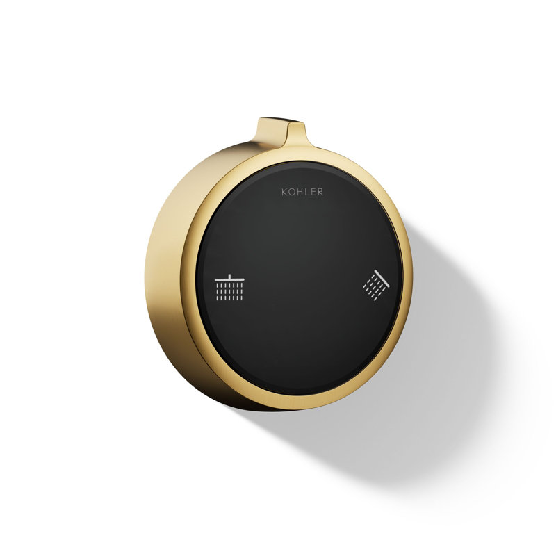 Anthem Duo Two-Outlet Shower Digital Control, Brushed Brass