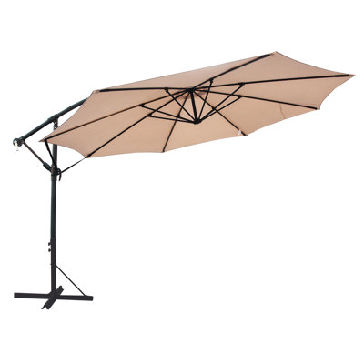 Arlmont & Co. Cravey 137.8" Cantilever Umbrella Patio Offset Umbrella