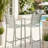 Outdoor Barstools with Rust-Proof Aluminum Frame