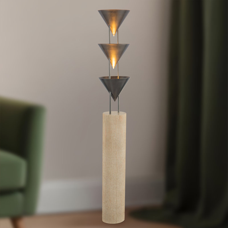 Versus 67-in Aged Steel Floor Lamp, Aged Steel