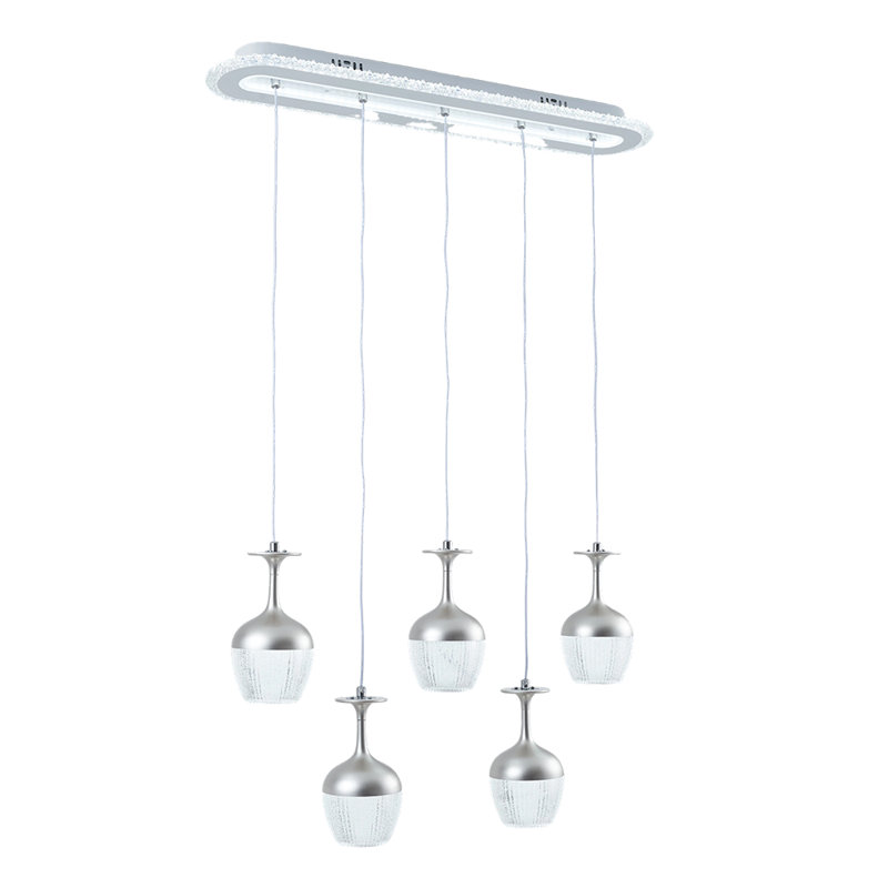 5 - Light Natural LED Dome Pendant