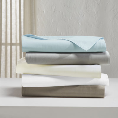 Carmen 100% Cotton Vintage Wash Boho Solid Lightweight Percale Pillowcases