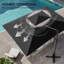 153' X 116' Rectangular Outdoor Solar Led Cantilever Patio Umbrella, Base Included-1842385453
