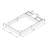 AXI 115cm x 218cm Plastic Rectangle Sandbox with Cover