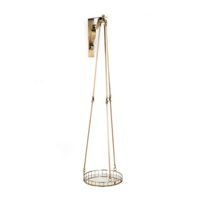 Circle Metal Accent Shelf