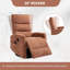 Fauteuil inclinable manuel en chenille avec fauteuil à bascule et pivotant Chenille-1903998341