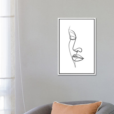 Femme Face II by Dane Khy - Print on Canvas