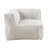 Dael Modern Coastal Outdoor Olefin Bean Bag Corner Sofa with Shredded Foam Fill-124556392-124556393