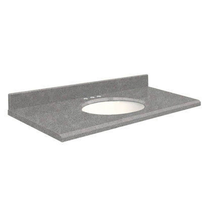 31'' Stone Single Bathroom Vanity Top with Sink