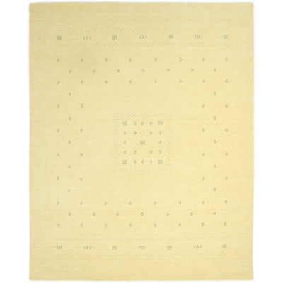 Simi Hand Knotted Cotton/Wool Southwestern Area Rug
