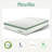 Novilla 27cm   Ortho Memory Foam Pocket Sprung Zoned Mattress-94274328