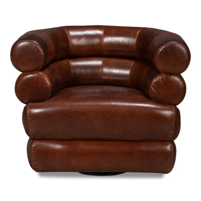Swivel Barrel Chair